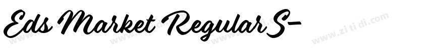 Eds Market Regular S字体转换